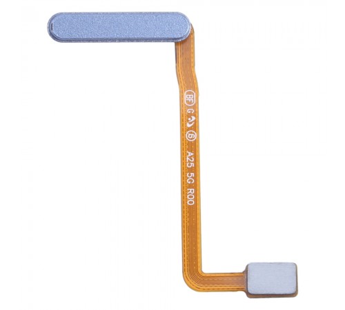 Шлейф для Samsung A256 Galaxy A25, кнопки включения, сканера отпечатка пальца (Touch ID), голубой (Optimistic Blue), Original (PRC)