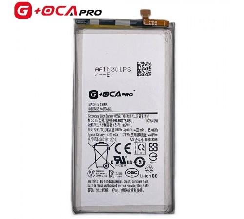 Акумулятор G+OCA Pro EB-BG975ABU для Samsung G975 Galaxy S10 Plus, Li-ion, 3,85 В, 4100 мАг