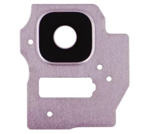 Стекло камеры для Samsung G955F Galaxy S8 Plus, G955FD Galaxy S8 Plus, розовое (Rose Pink), с рамкой