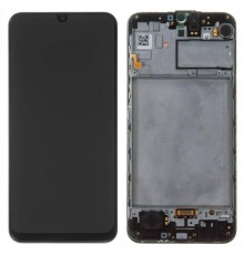 Дисплей для Samsung M215 Galaxy M21, M307 Galaxy M30s, черный, с рамкой, Original (PRC)