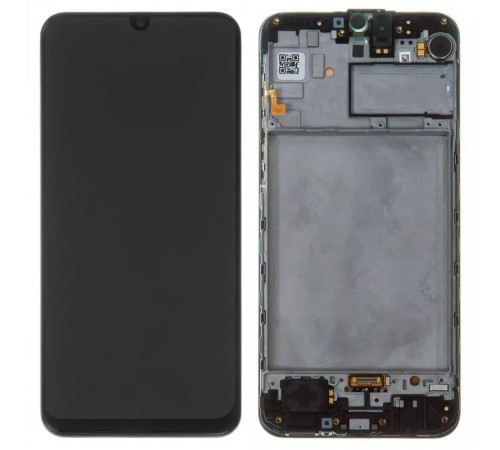 Дисплей для Samsung M215 Galaxy M21, M307 Galaxy M30s, черный, с рамкой, Original (PRC)