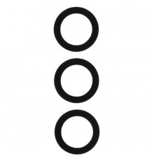 Стекло камеры для Samsung S901B Galaxy S22 5G, S906B Galaxy S22 Plus 5G, черное, без рамки