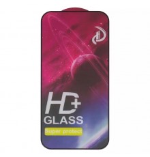 Захисне скло ASP для Apple iPhone 14 Pro, сумісне з чохлом, Full Glue, чорне 