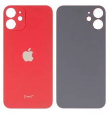 Задняя панель корпуса для iPhone 12 mini, красная, big hole