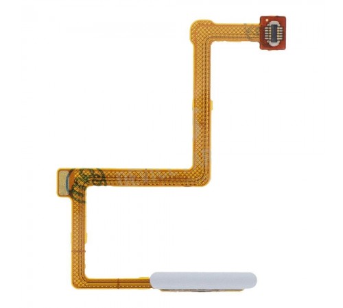 Шлейф для Xiaomi Poco F4 GT, кнопки увімкнення, сканера відбитка пальця (Touch ID), сріблястий (Knight Silver), Original (PRC)