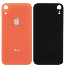 Задняя панель корпуса для iPhone XR, оранжевая, нужно снять стекло камеры, small hole