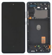 Дисплей для Samsung G780 Galaxy S20 FE, синий, с рамкой, High Copy (OLED)