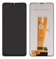 Дисплей для Samsung A045 Galaxy A04, черный, без рамки, Оригинал (переклеено стекло)