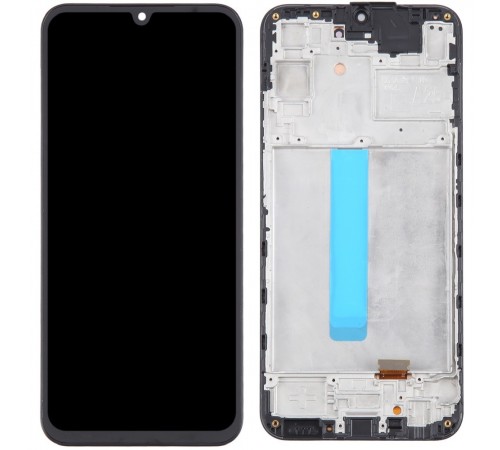 Дисплей для Samsung A256 Galaxy A25, черный, с рамкой, Copy (TFT)