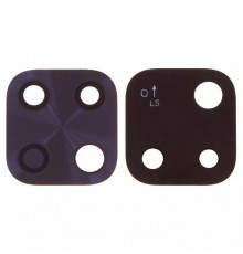 Стекло камеры для Xiaomi Redmi 10C, Poco C40, черное, без рамки, маленькое