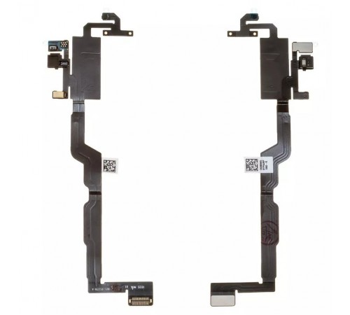 Шлейф для iPhone XS, c датчиком приближения, с микрофоном, без динамика, High Copy