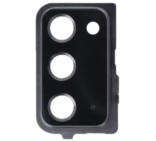 Скло камери для Samsung N980 Galaxy Note 20, N981, сіре (Mystic Gray), з рамкою