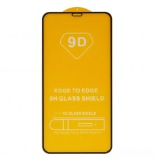 Защитное стекло для Apple iPhone 11 Pro Max, iPhone XS Max, совместимо с чехлом, Full Glue, (без упаковки), черный