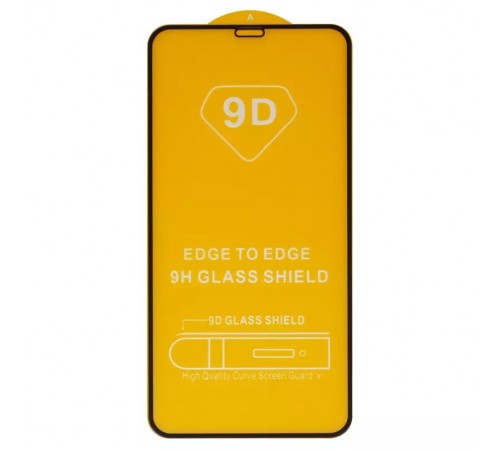 Захисне скло для Apple iPhone 11 Pro Max, iPhone XS Max, сумісне з чохлом, Full Glue, (без упаковки), чорне 