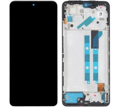 Дисплей для Xiaomi Poco X4 Pro 5G, Redmi Note 11 Pro, Redmi Note 11 Pro 5G, Redmi Note 11 Pro Plus 5G, Redmi Note 11E Pro, Redmi Note 12 Pro 4G, черный, с рамкой, High Copy (OLED)