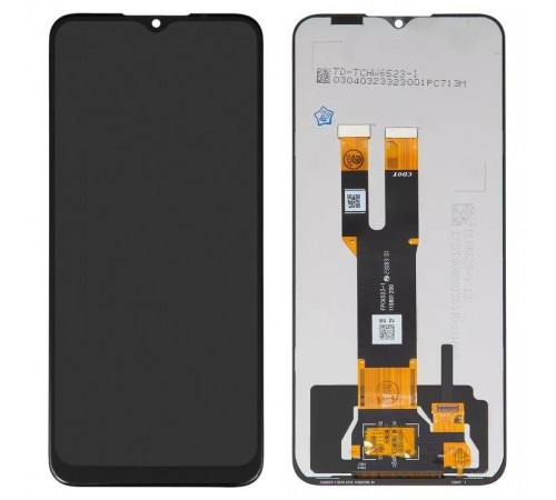 Дисплей для Nokia C22, C32, чорний, без рамки, High Copy