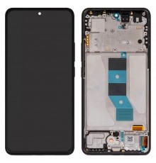 Дисплей для Xiaomi Redmi Note 14 5G, чорний, з рамкою, Original (PRC), 24094RAD4G