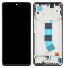 Дисплей для Xiaomi Redmi Note 13 4G, черный (Midnight Black), с рамкой, Original (PRC) (переклеено стекло)