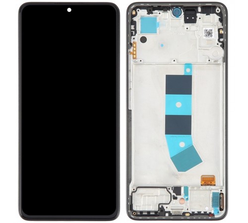 Дисплей для Xiaomi Redmi Note 13 4G, черный (Midnight Black), с рамкой, Original (PRC) (переклеено стекло)