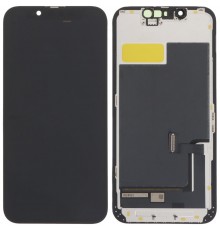 Дисплей для iPhone 13 mini, черный, с рамкой, High Copy (OLED), OEM Hard, GX