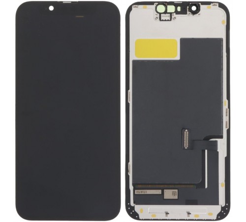 Дисплей для iPhone 13 mini, чорний, з рамкою, High Copy (OLED), OEM Hard, GX