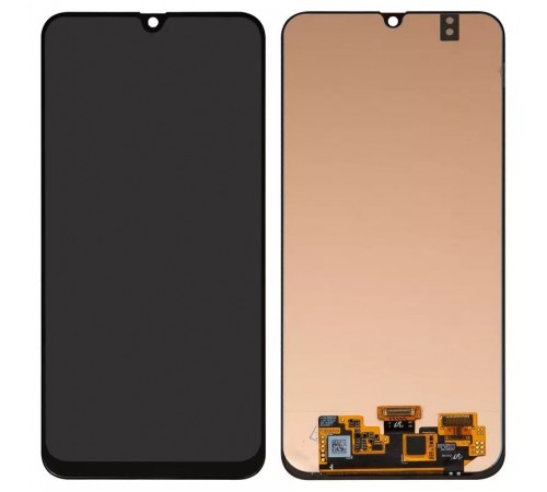Дисплей для Samsung M215 Galaxy M21, M305 Galaxy M30, M307 Galaxy M30s, M315 Galaxy M31, чорний, без рамки, Оригінал (переклеєне скло)