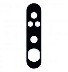 Скло камери для Samsung A805 Galaxy A80, A905, чорне, без рамки