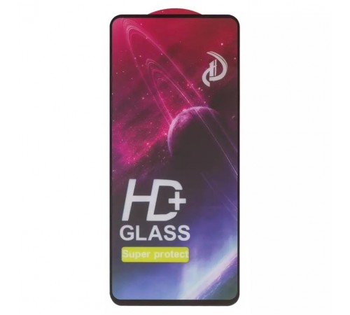 Защитное стекло ASP для Motorola Moto G04, Moto G04s, Moto G24, Moto G24 Power, совместимо с чехлом, Full Glue, черный