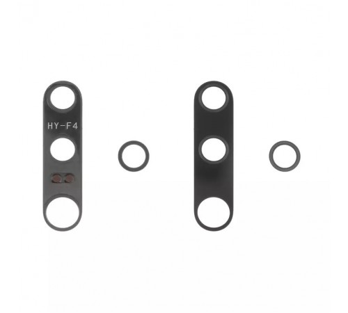 Скло камери для Xiaomi Mi 10 Pro, чорне, комплект 2 шт., M2001J1G