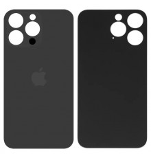 Задняя панель корпуса для iPhone 14 Pro Max, черная, не нужно снимать стекло камеры, big hole