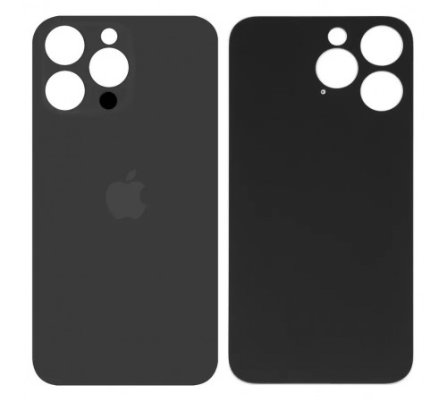 Задняя панель корпуса для iPhone 14 Pro Max, черная, не нужно снимать стекло камеры, big hole