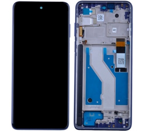 Дисплей для Motorola Moto G Stylus 2022 XT2211, синий (Twilight Blue), с рамкой, Original (PRC)