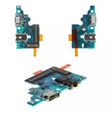 Шлейф для Samsung A515F/DS Galaxy A51, коннектора зарядки, коннектора наушників, мікрофона, плата зарядки, High Copy