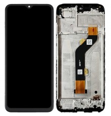 Дисплей для Tecno Pop 6 Pro (BE8, BE8i), черный, с рамкой, Original (PRC)