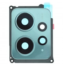 Скло камери для Xiaomi Redmi Note 12 4G, зелене, з рамкою