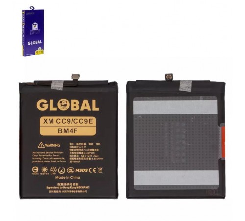 Акумулятор Mechanic BM4F для Xiaomi Mi 9 Lite, Mi A3, Mi CC9, Li-Polymer, 3,82 В, 3940 мАг