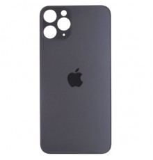 Задняя панель корпуса для iPhone 11 Pro, серая, не нужно снимать стекло камеры, Original (PRC), big hole, matte space gray