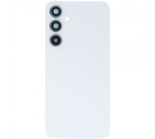 Задняя панель корпуса для Samsung A356 Galaxy A35 5G, белая (Ice Blue), Copy + стекло камеры