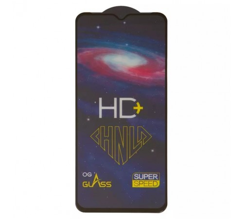 Защитное стекло ASP для Samsung A022F Galaxy A02, A125F Galaxy A12, A136 Galaxy A13 5G, A235 Galaxy A23, M127 Galaxy M12, M135 Galaxy M13, 0,33 мм 9H, совместимо с чехлом, Full Glue, черный, HD+