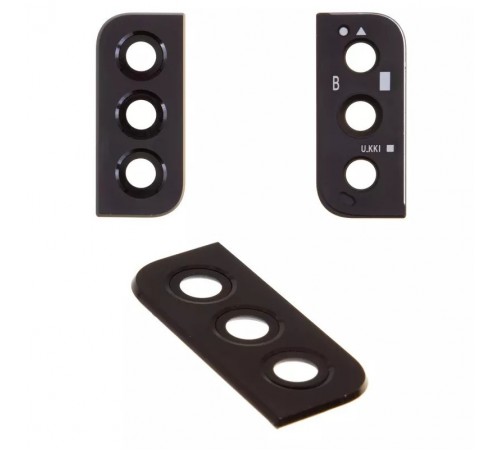 Стекло камеры для Samsung S906B Galaxy S22 Plus 5G, черное, с рамкой