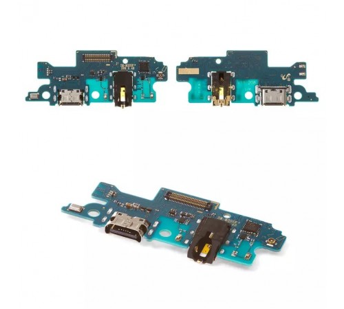 Шлейф для Samsung M205F/DS Galaxy M20, коннектора наушников, коннектора зарядки, микрофона, плата зарядки, Original (PRC)
