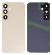 Задняя панель корпуса для Samsung S926 Galaxy S24 Plus, желтая (Amber Yellow) + стекло камеры