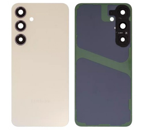 Задняя панель корпуса для Samsung S926 Galaxy S24 Plus, желтая (Amber Yellow) + стекло камеры Задняя панель корпуса для Samsung S926 Galaxy S24 Plus, желтая (Amber Yellow) + стекло камеры