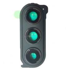 Скло камери для Samsung F946 Galaxy Z Fold 5, чорне, з рамкою