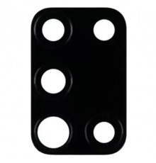 Стекло камеры для Samsung A217 Galaxy A21s, черное, без рамки