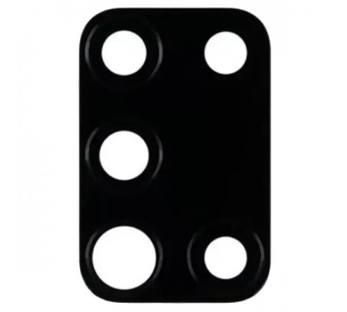 Стекло камеры для Samsung A217 Galaxy A21s, черное, без рамки