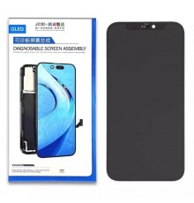 Дисплей для iPhone 12, iPhone 12 Pro, чорний, з рамкою, High Copy, без помилки, (OLED)