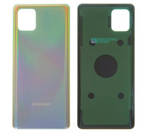 Задняя панель корпуса для Samsung N770 Galaxy Note 10 Lite, серебристая