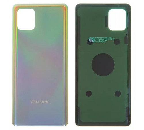 Задняя панель корпуса для Samsung N770 Galaxy Note 10 Lite, серебристая Задняя панель корпуса для Samsung N770 Galaxy Note 10 Lite, серебристая