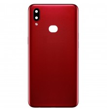 Задняя панель корпуса для Samsung A107F/DS Galaxy A10s, красная + стекло камеры